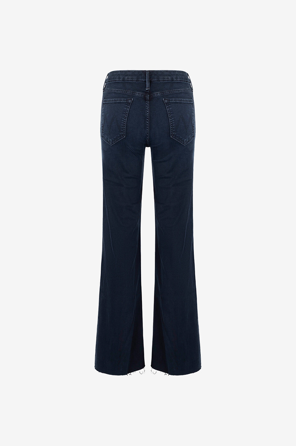MOTHER The Roller Fray cotton flared jeans Women DARK BLUE 2