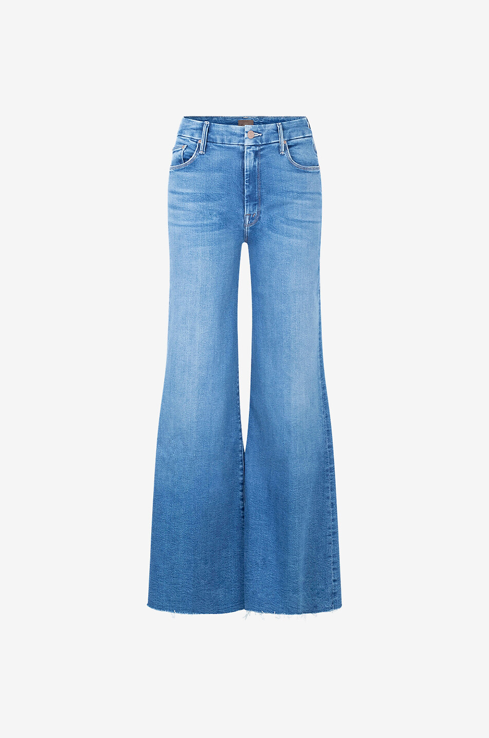 Jeans mit ausgestelltem Bein aus Baumwolle The Roller Fray