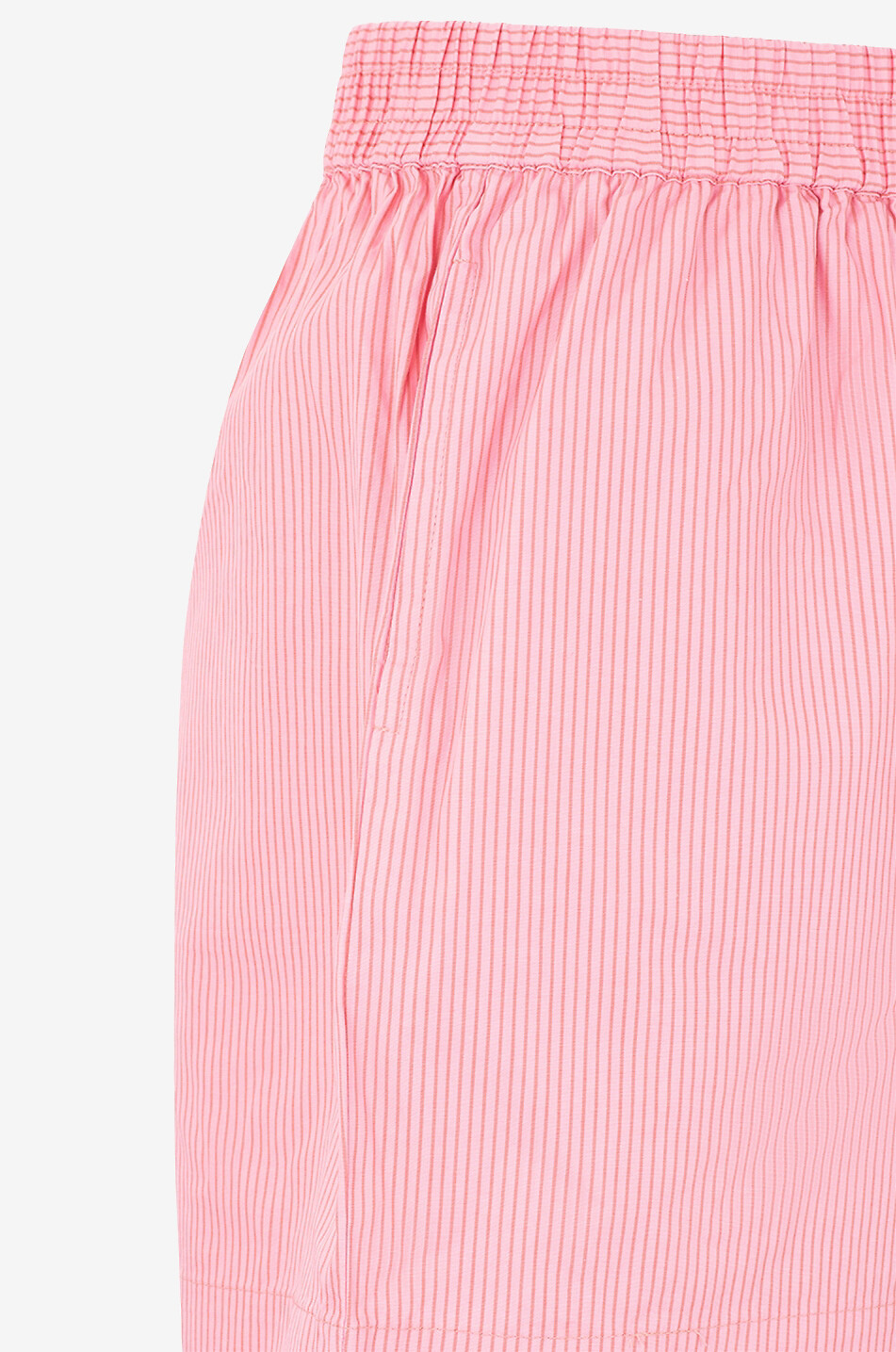 Shorts mit feinen Streifen aus Baumwolle Chiara