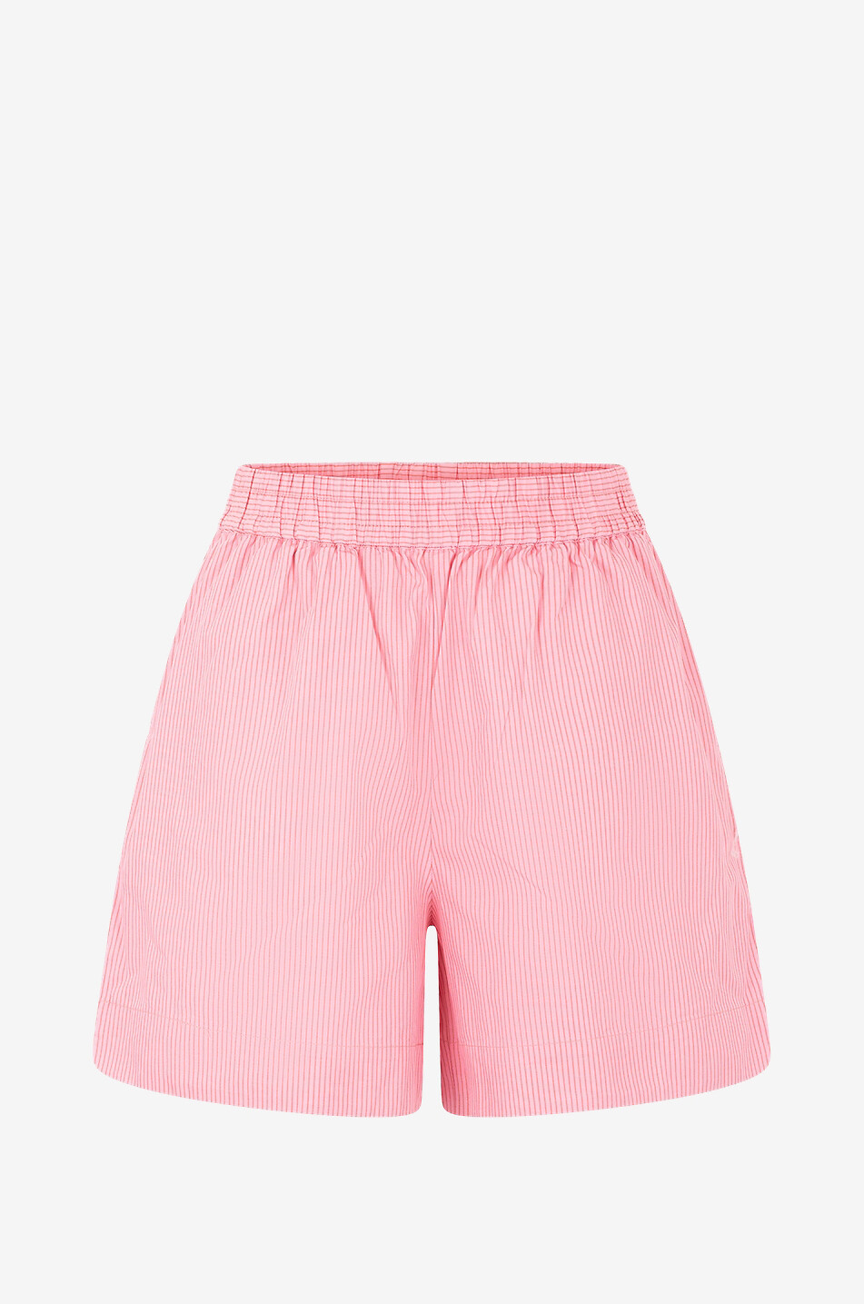 Short à fines rayures en coton Chiara