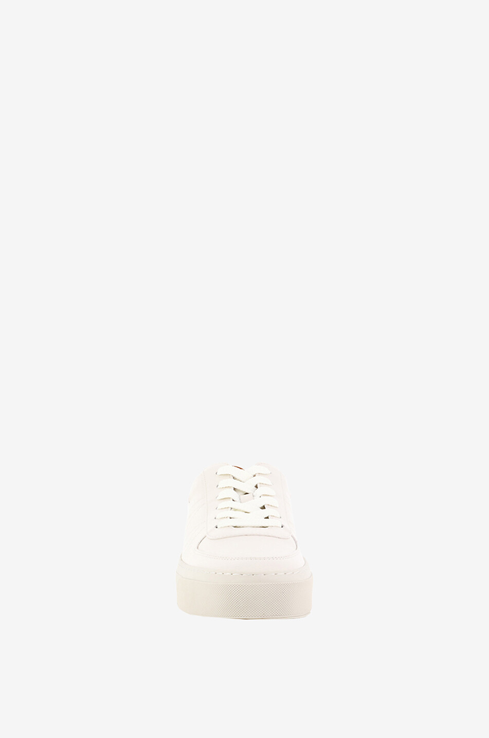 MONCLER Monclub low-top leather sneakers Men WHITE 2