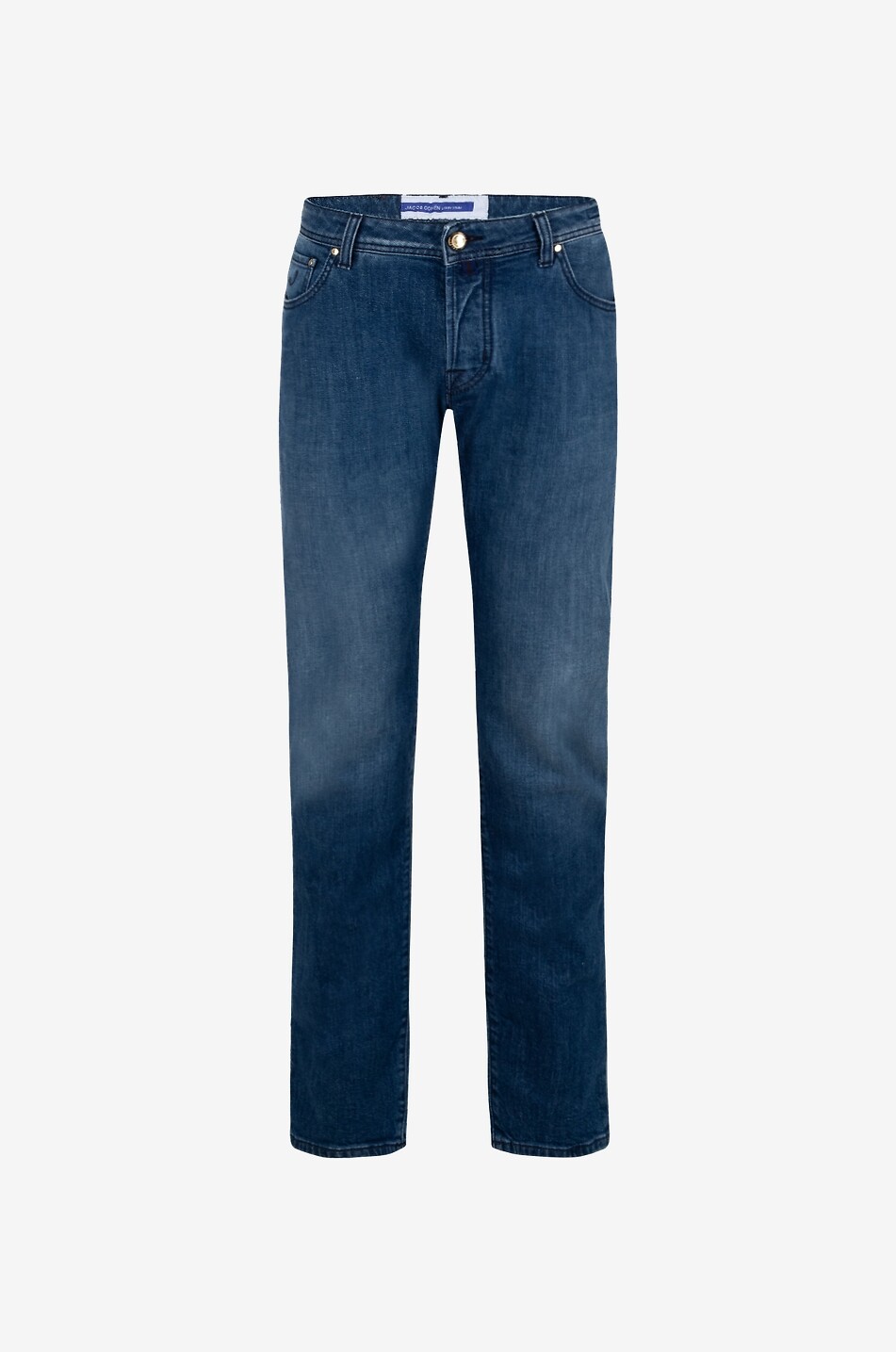 Nick faded cotton slim-fit jeans