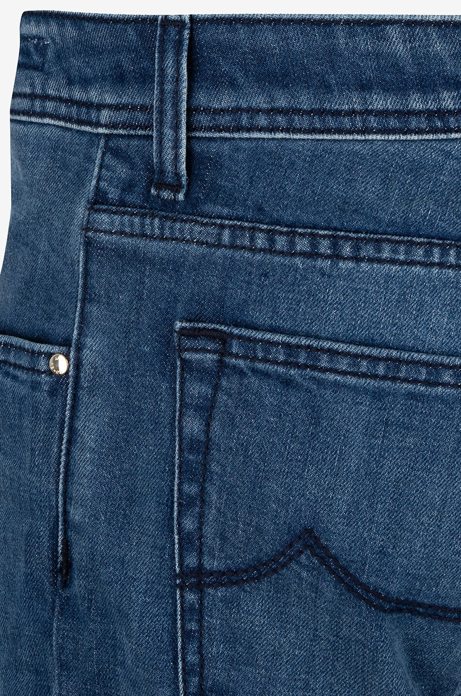 JACOB COHEN Ausgewaschene Slim Jeans aus Baumwolle Nick Herren MITTELBLAU 3