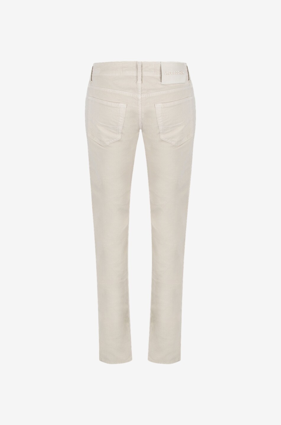 JACOB COHEN Nick Slim corduroy slim-fit jeans Men EGGSHELL 2