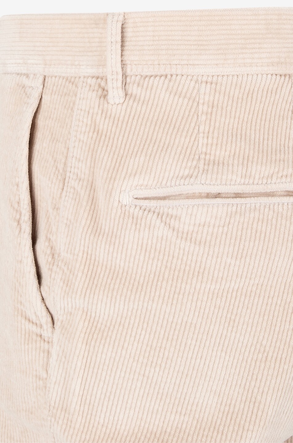 INCOTEX Slim-Fit-Hose aus Cordsamt Slacks Herren Hellbeige 3