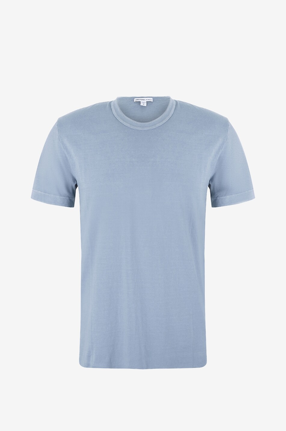 Rundhals-Kurzarm-T-Shirt aus leichtem Jersey