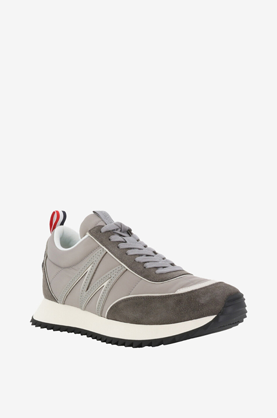 Pacey low-top multi-material sneakers