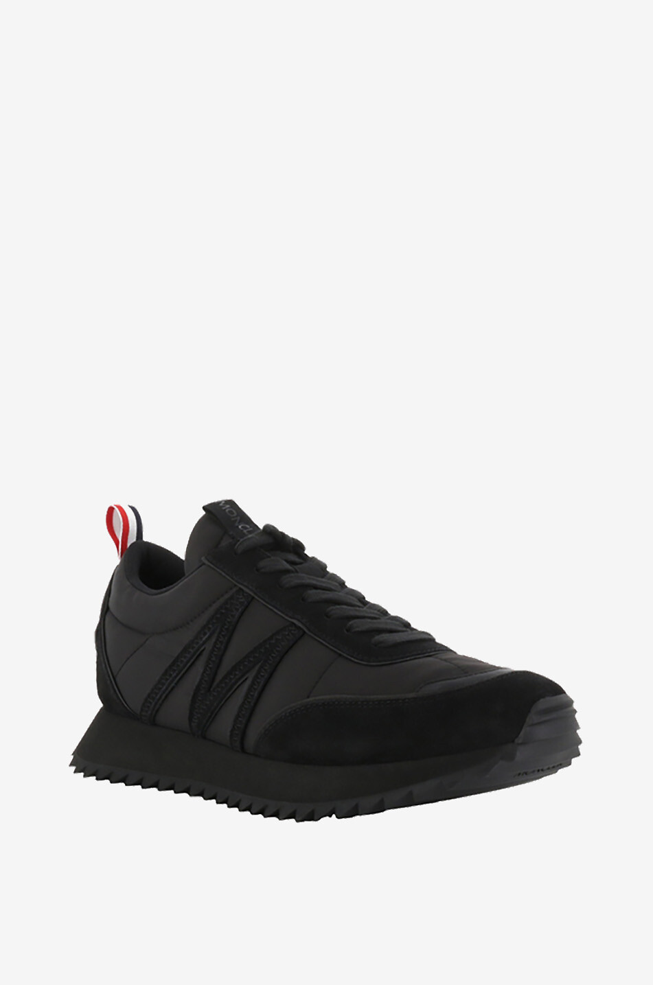 Pacey low-top multi-material sneakers