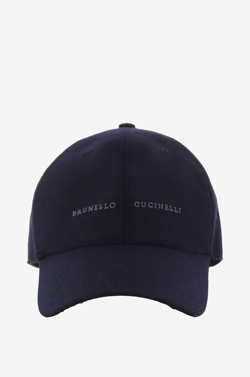 BRUNELLO CUCINELLI Cashmere and silk felt baseball cap Men DARK BLUE 1