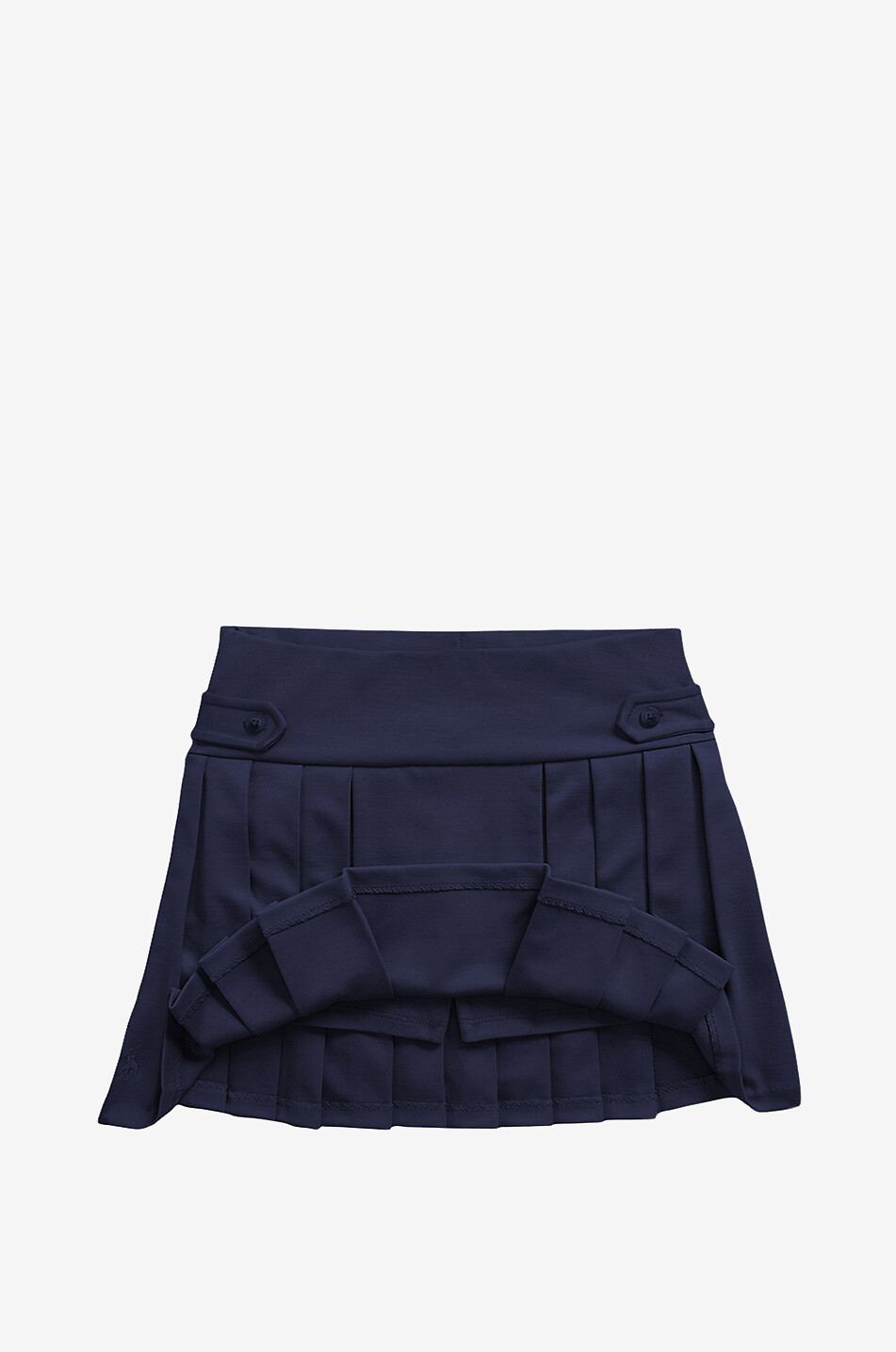 Minijupe plissée avec short intégré fille