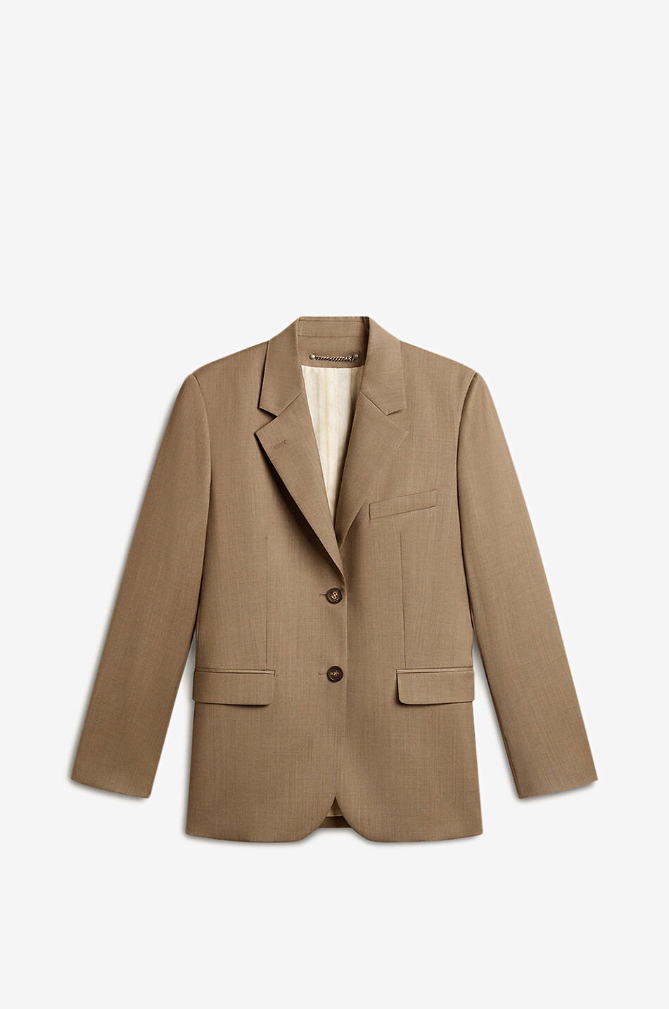 GOLDEN GOOSE Marghera single-breasted wool blazer Women CAMEL 1