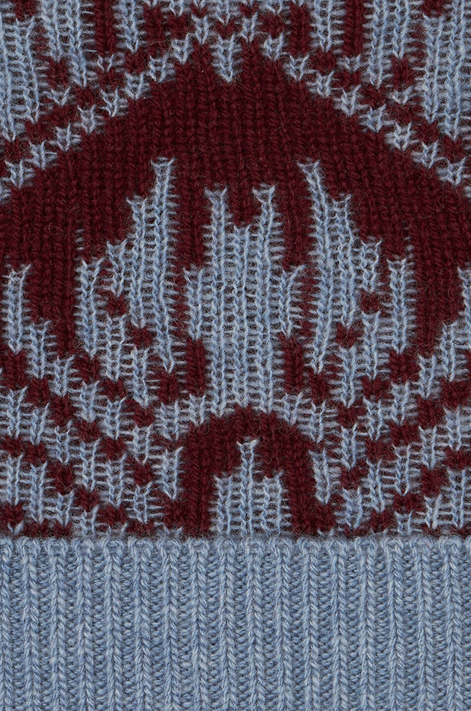 Mütze im Jacquard-Strick Paisley Thistle