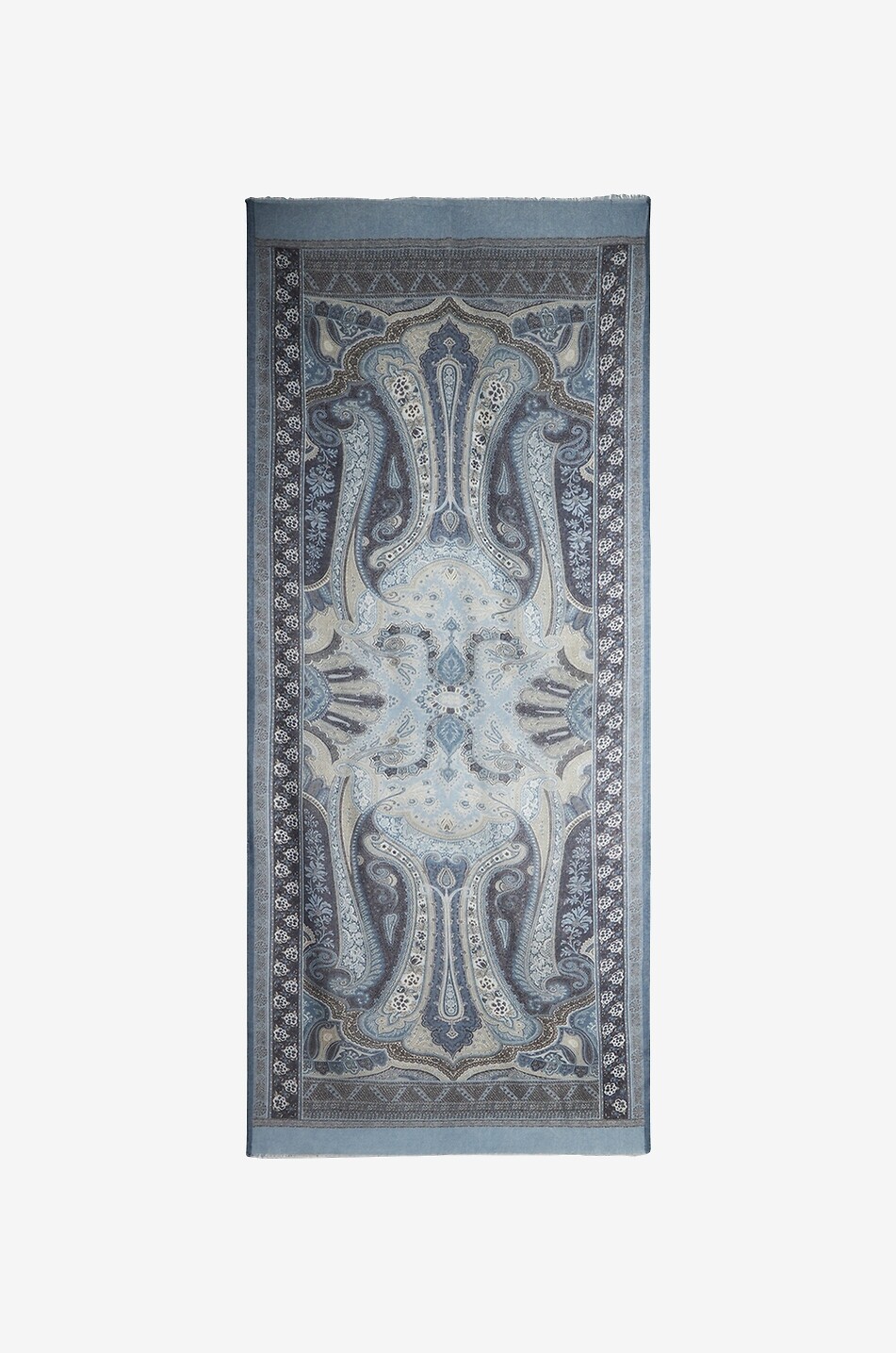 Écharpe fine en cachemire Paisley All-Over