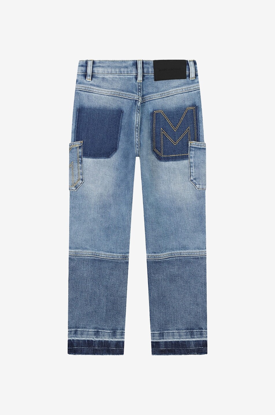 MARC JACOBS MJ boy's patchwork effect cargo jeans Boy BLUE 2
