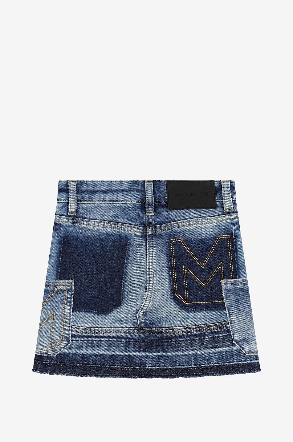 MARC JACOBS Minijupe en denim effet patchwork fille MJ Fille BLEU 2