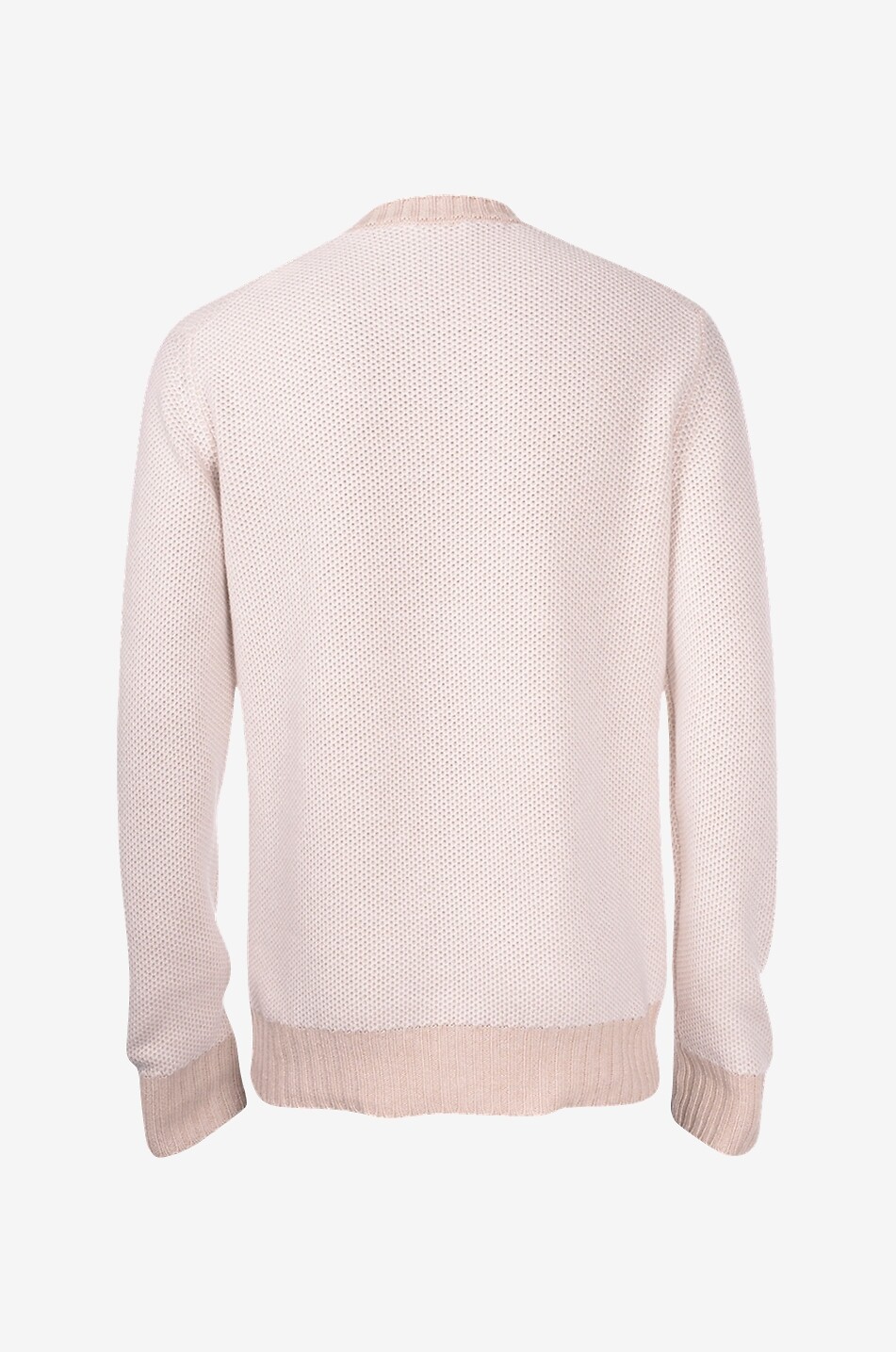 GRAN SASSO Pullover mit Rundhalsausschnitt und Waffeltextur Herren Hellbeige 2