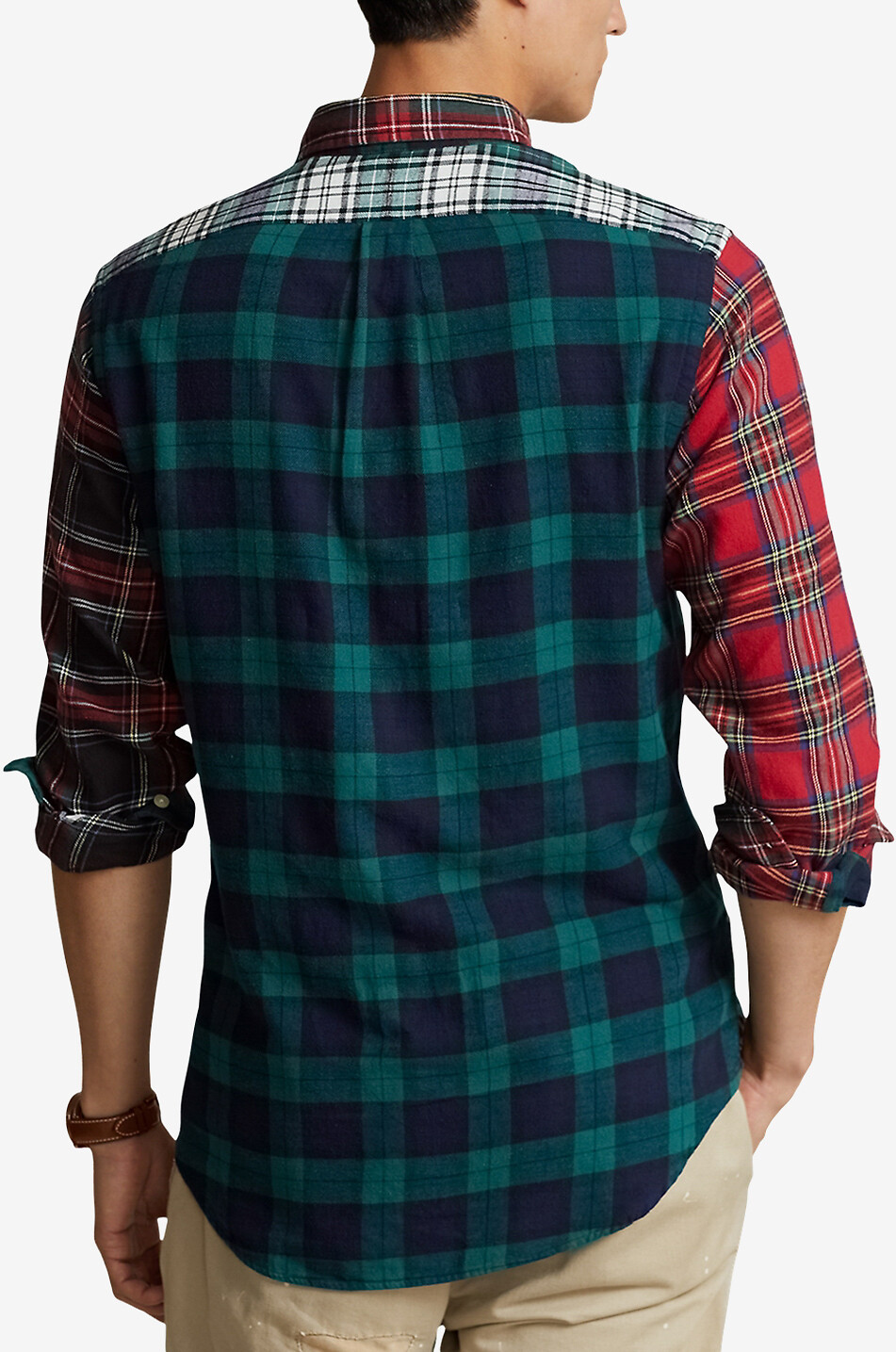 POLO RALPH LAUREN Classic Fit Fun patchwork effect patch shirt Men MULTI COLOURED 3