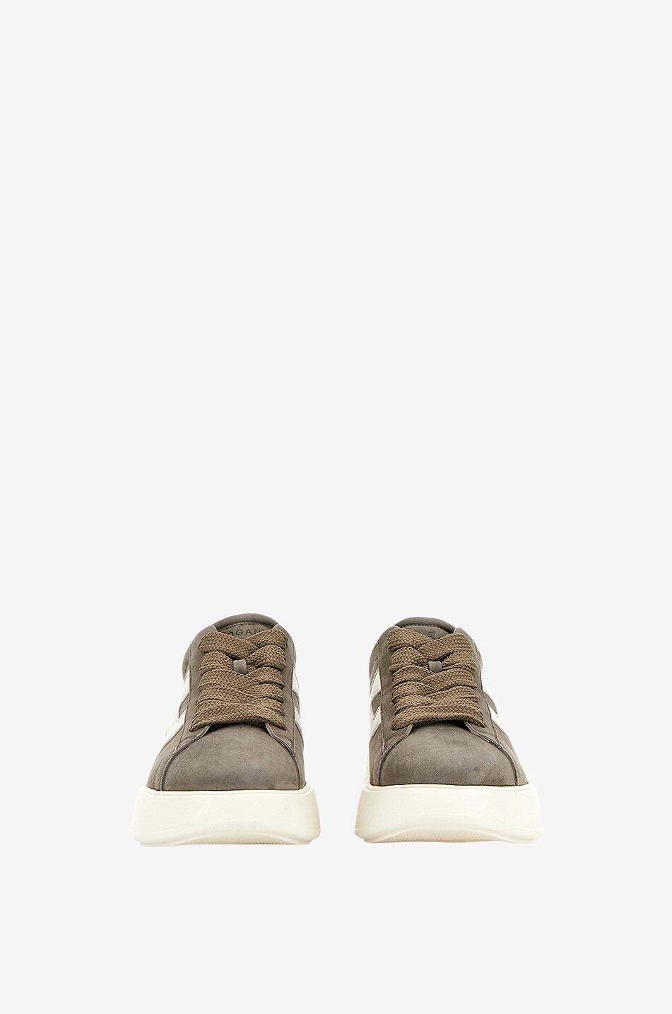 Baskets compensées en daim Hogan Rebel