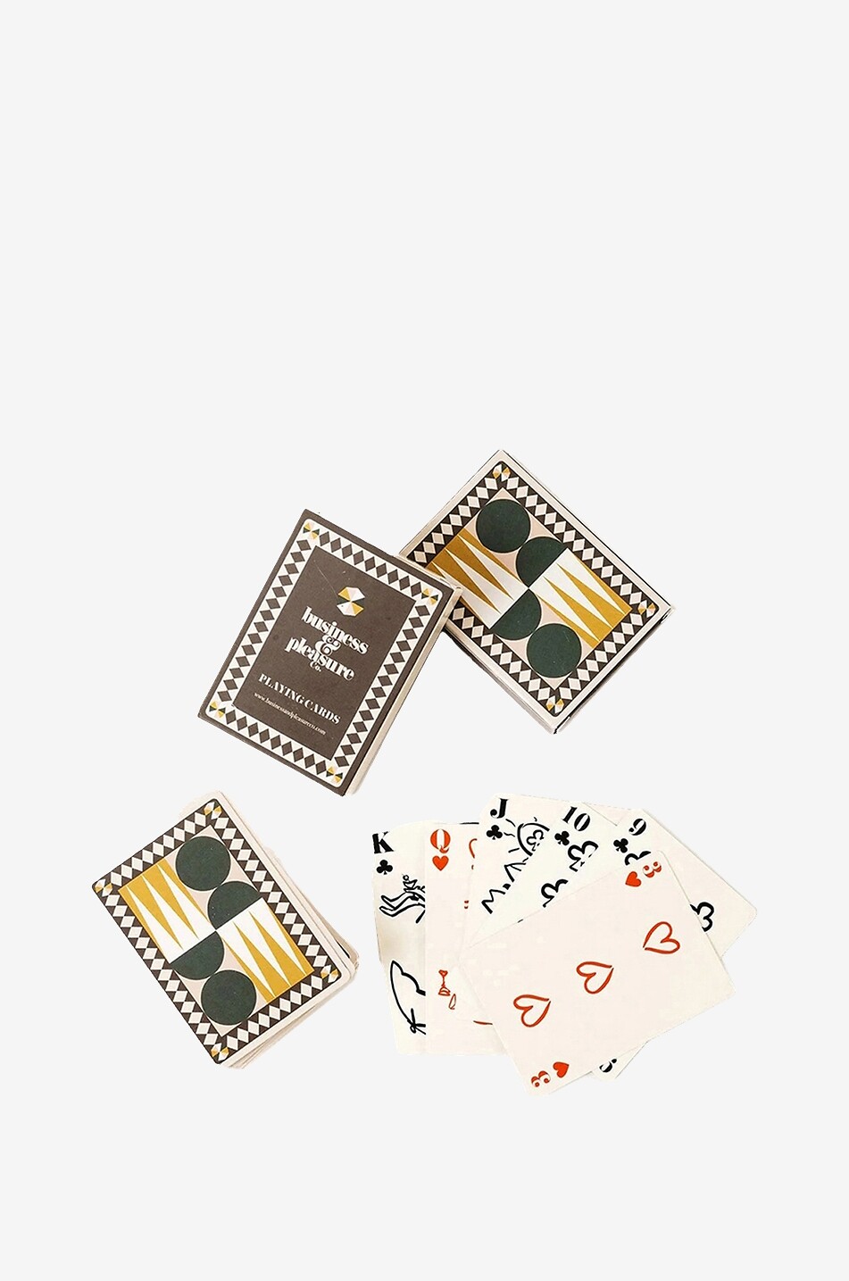 BUSINESS & PLEASURE CO. Kartenspiel The Card Set Haus BUNT 3