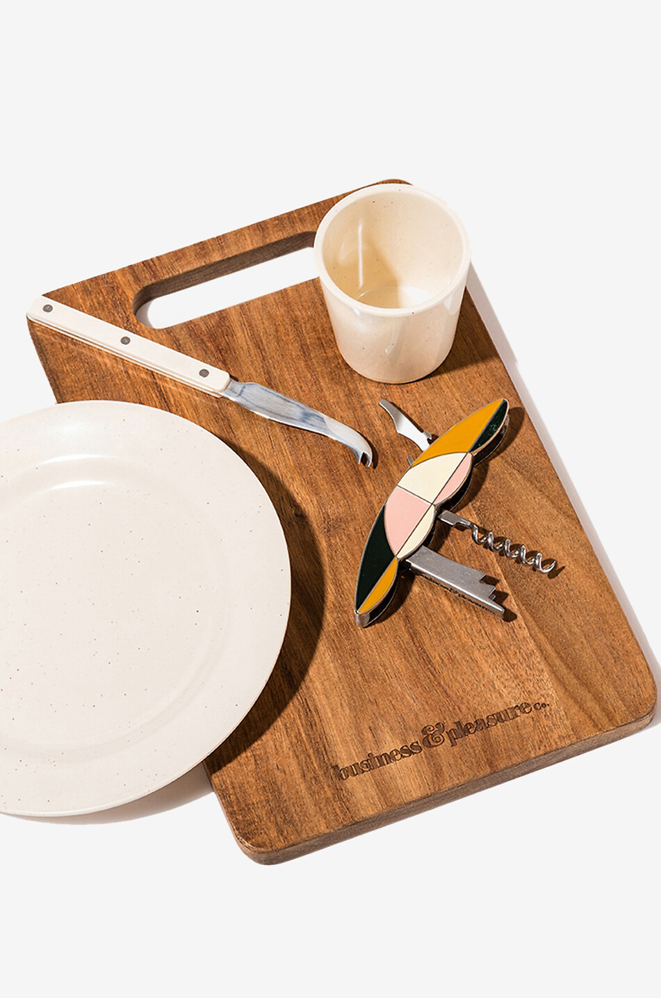 BUSINESS & PLEASURE CO. Set de pique-nique The Picnic Set Lauren's Navx Stripe Maison BLEU 6