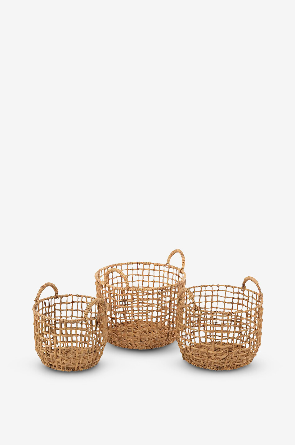 JOLIPA Lot de trois paniers Maison MULTICOLORE 2