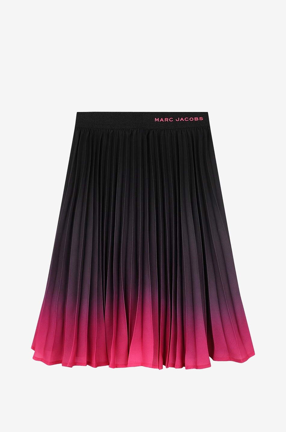MARC JACOBS Colour gradient girl's pleated skirt Girl BLACK 1