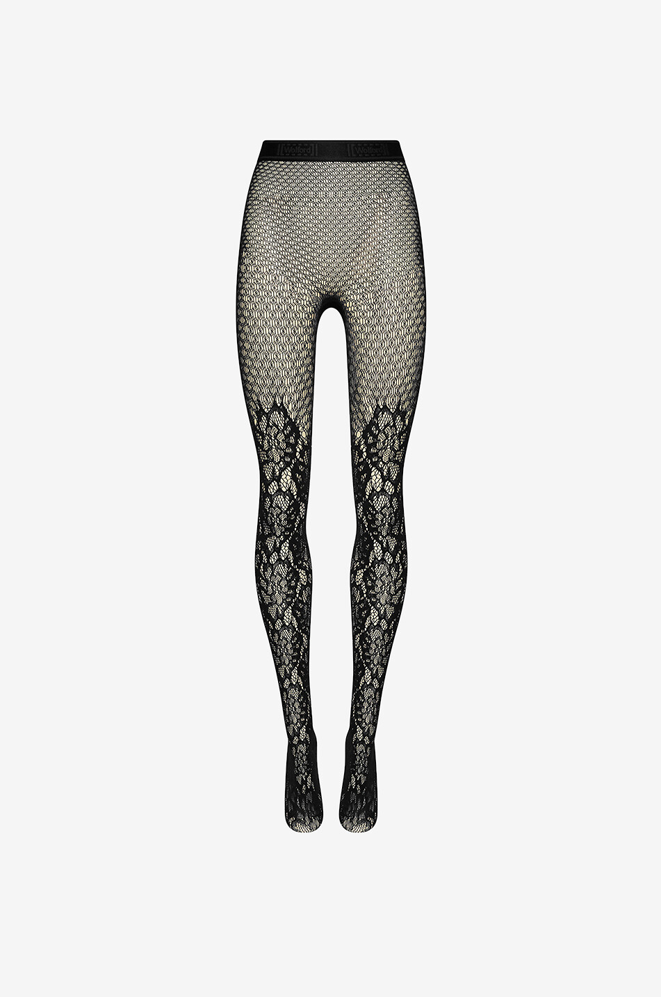 WOLFORD Lace Tattoo lace tights Women BLACK 1