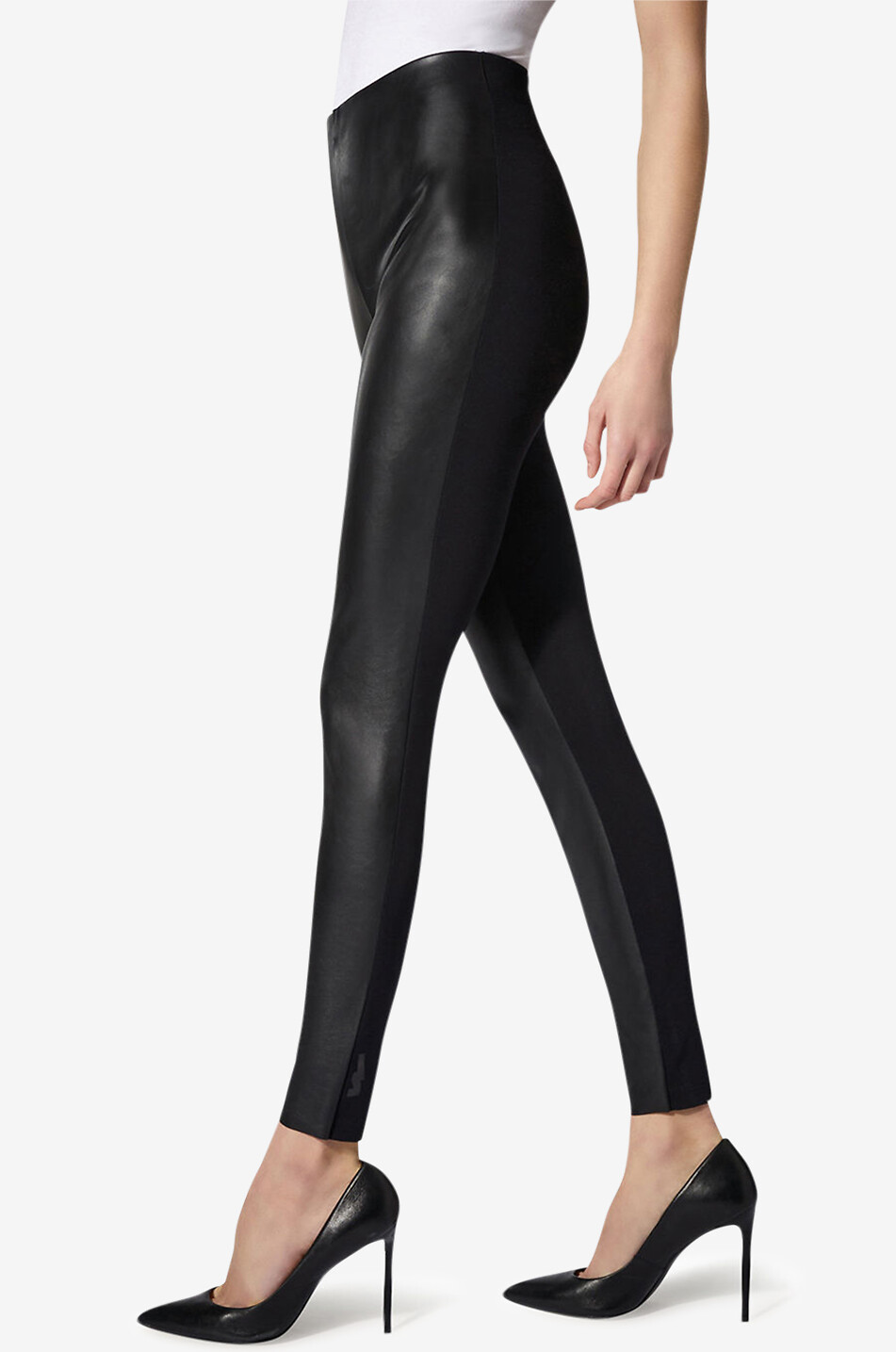 WOLFORD outlets JO LEATHER LEGGINGS