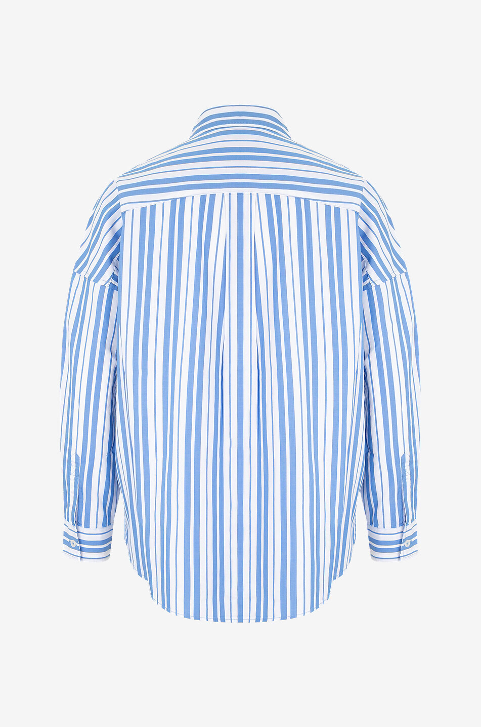 LMND Gestreiftes Hemd aus Baumwolle Chiara Damen HELLBLAU 2
