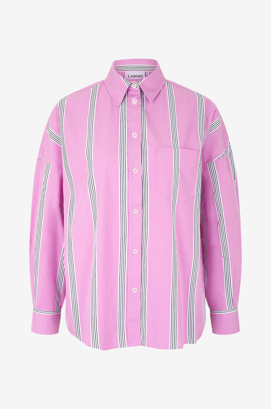 Gestreiftes Hemd aus Baumwolle Chiara