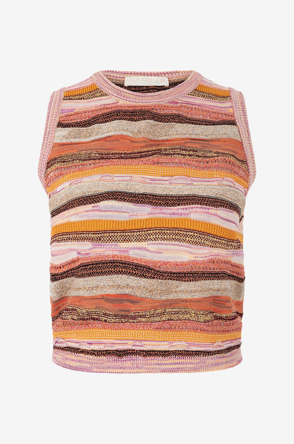 Miri striped knit tank top