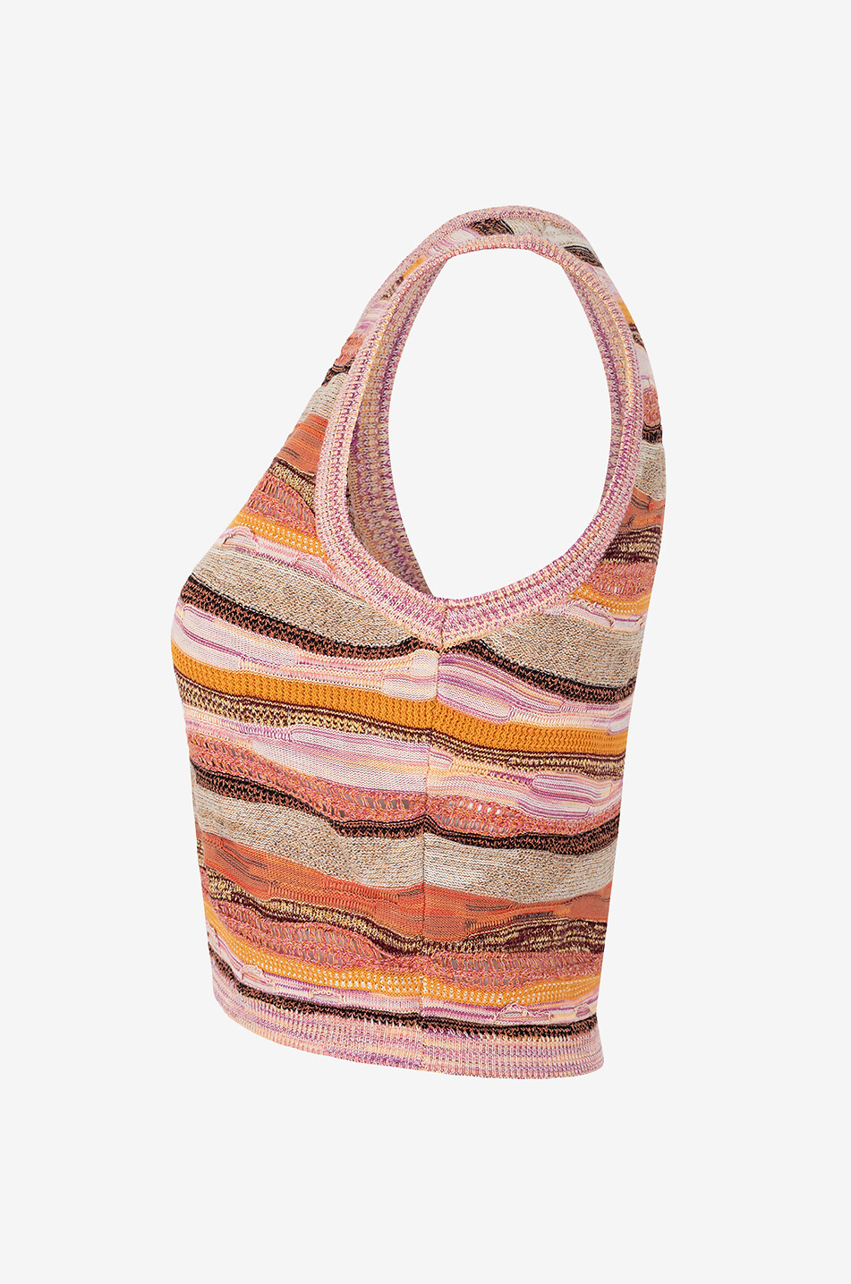 Gestreiftes Strick-Tanktop Miri