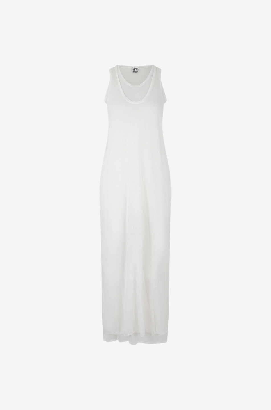 TOTEME Robe débardeur en maille de lyocell et cachemire Layered Femme BLANC 1