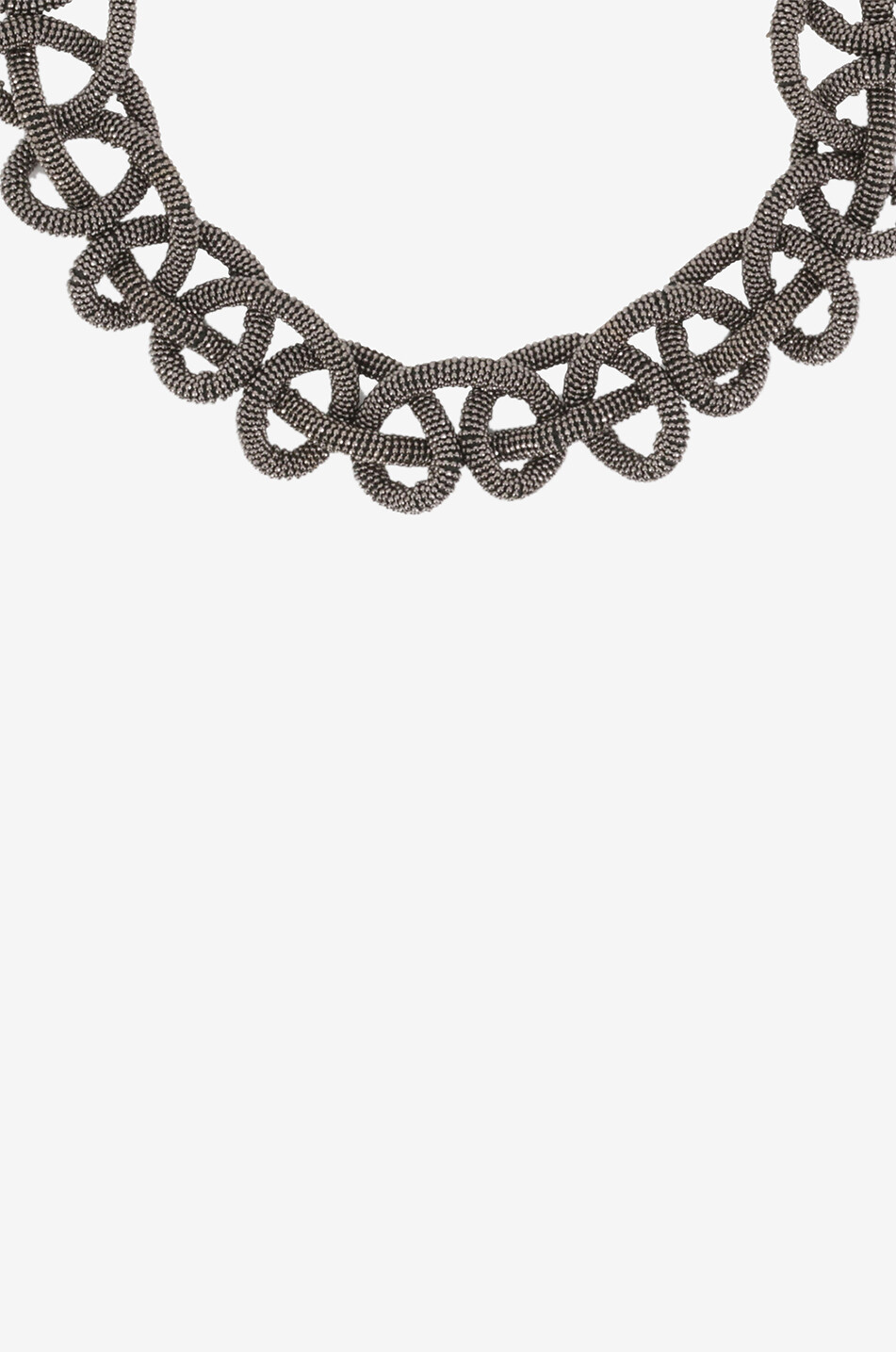 Collier tressé en Fil Diamante