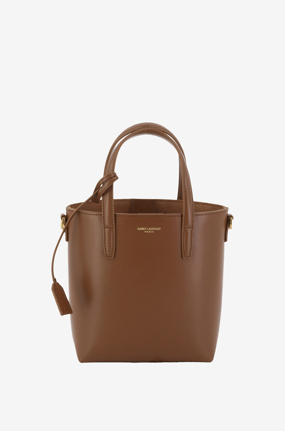 Mini Toy Shopping Saint Laurent box leather mini tote bag