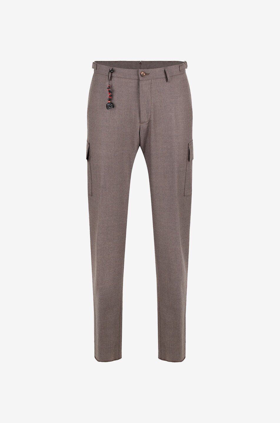 Pompei slim fit cargo virgin wool trousers