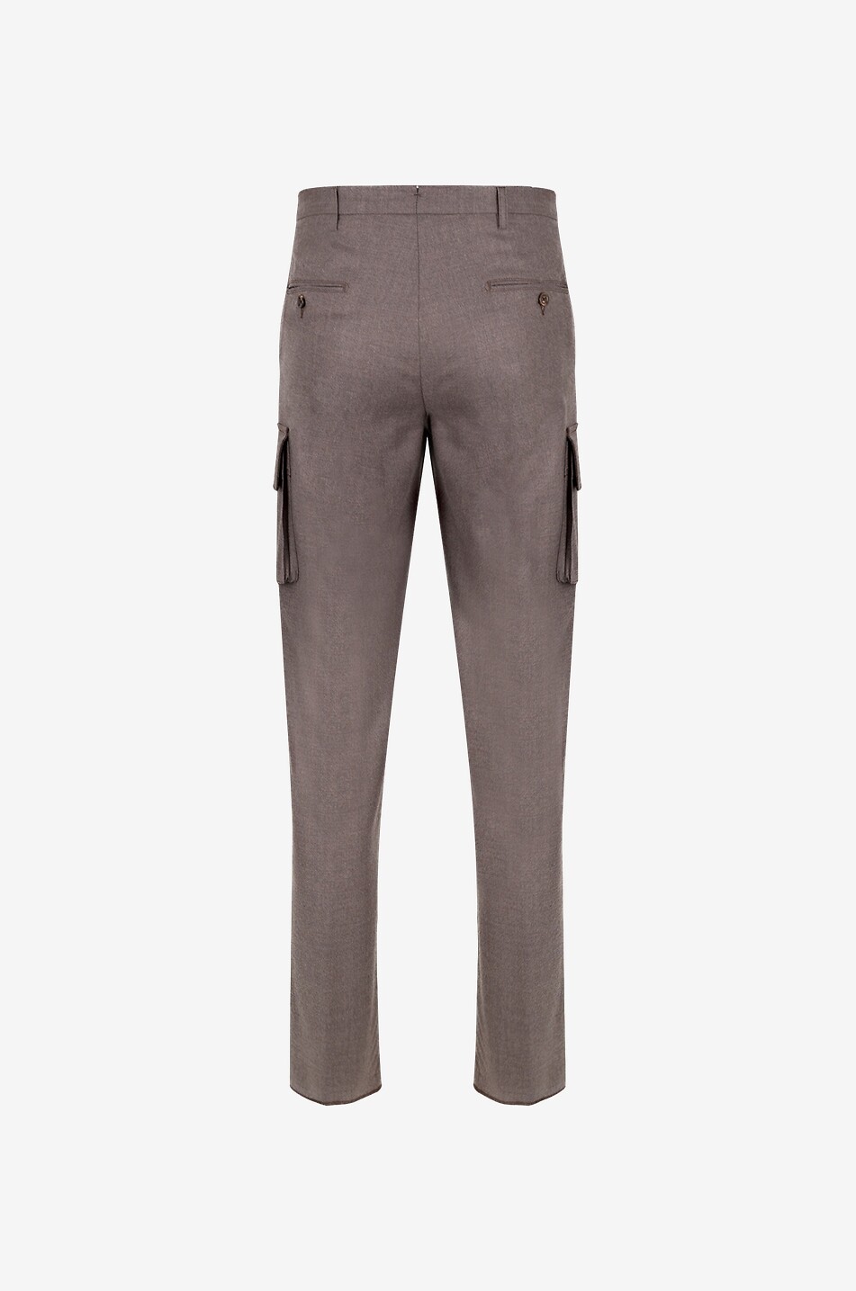 MARCO PESCAROLO Pompei slim fit cargo virgin wool trousers Men MEDIUM BROWN 2