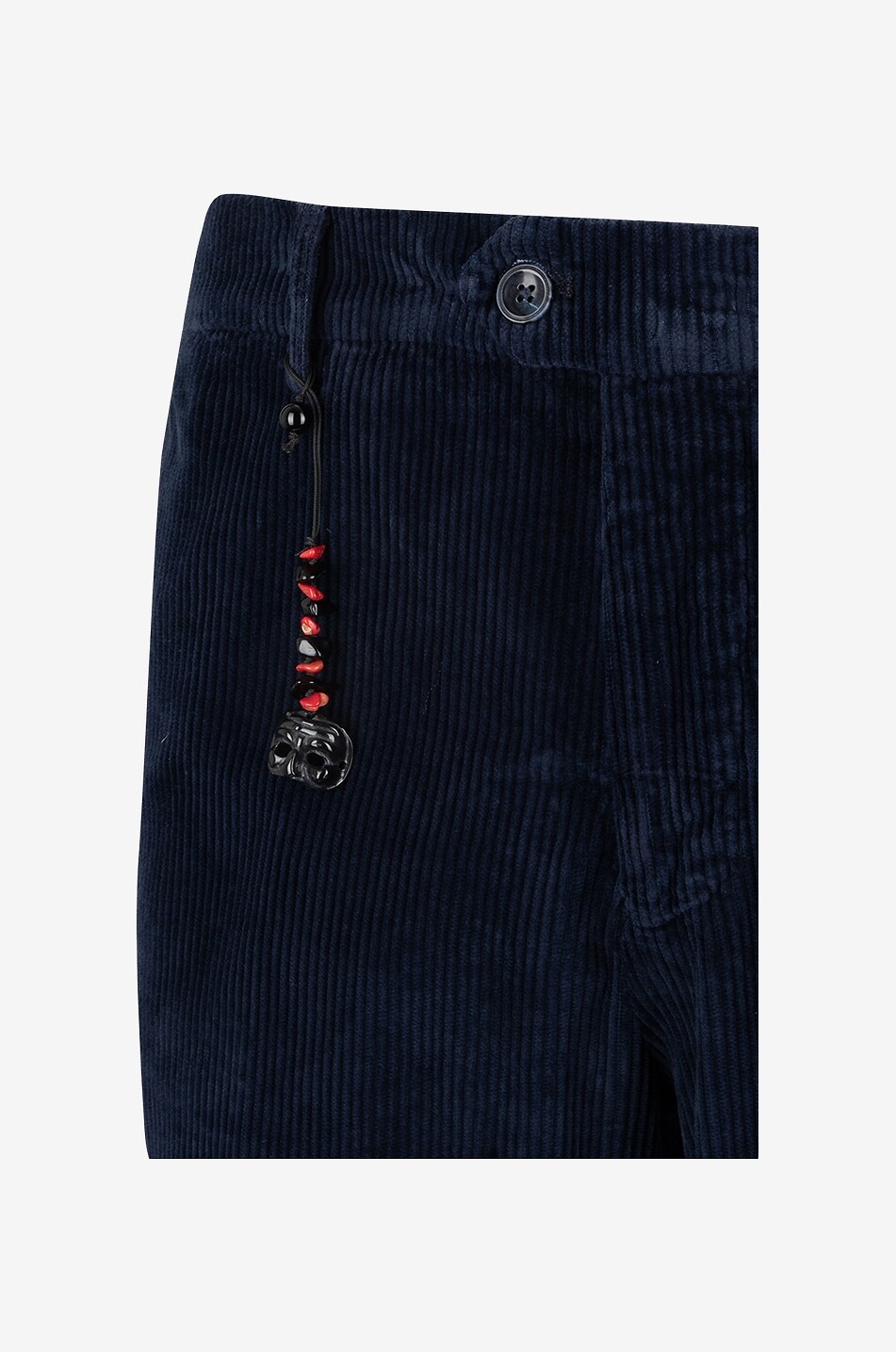 MARCO PESCAROLO Pantalon slim en velours côtelé Evo Zip Homme BLEU FONCE 3