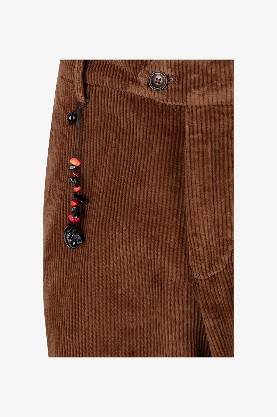 MARCO PESCAROLO Evo Zip corduroy slim fit trousers Men COGNAC 3