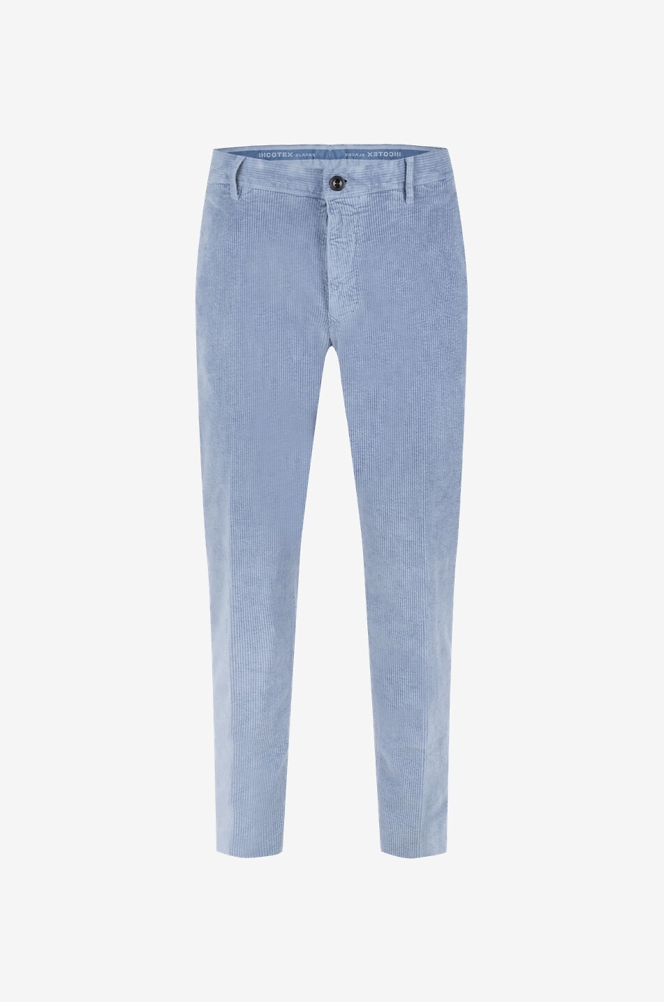 Slacks corduroy slim-fit trousers