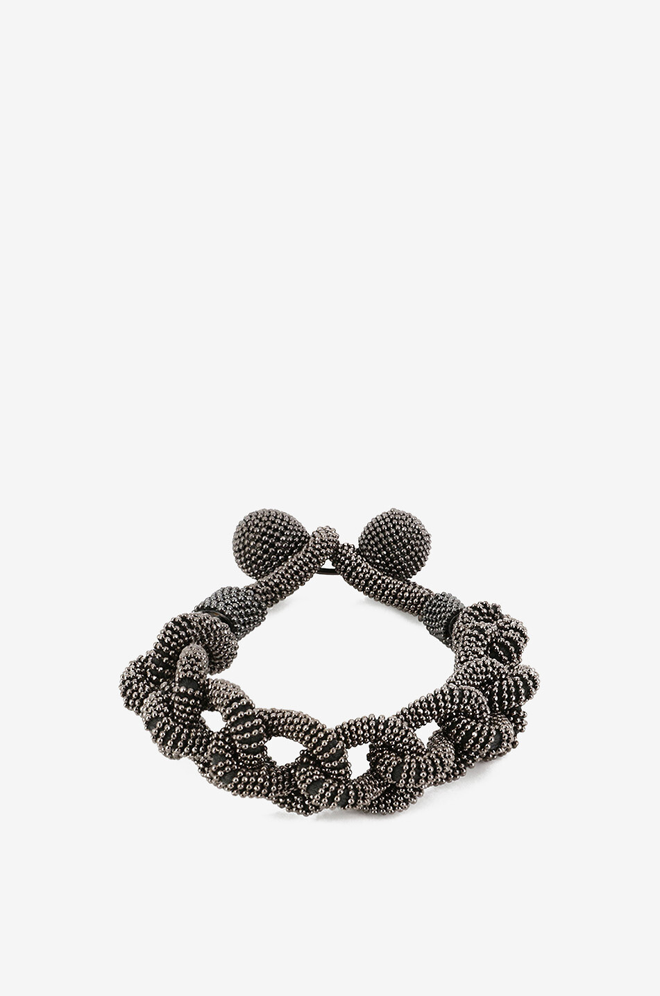 Bracelet effet chaîne orné de perles facettées