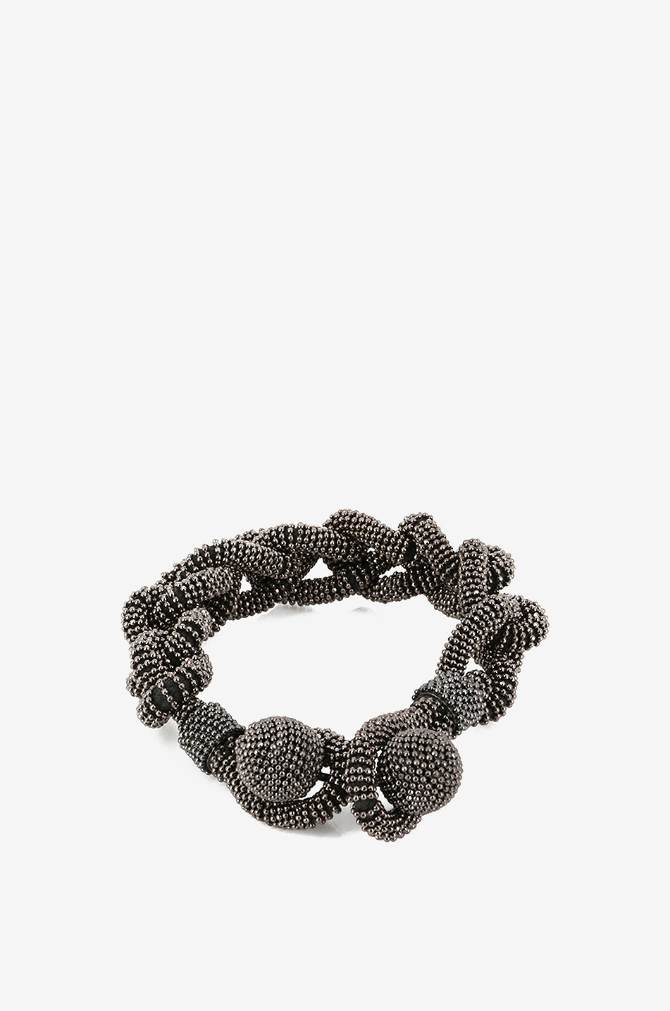 Bracelet effet chaîne orné de perles facettées