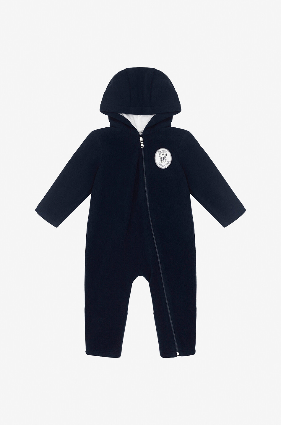 MONBEAR baby hooded all-in-one in fleece and jersey