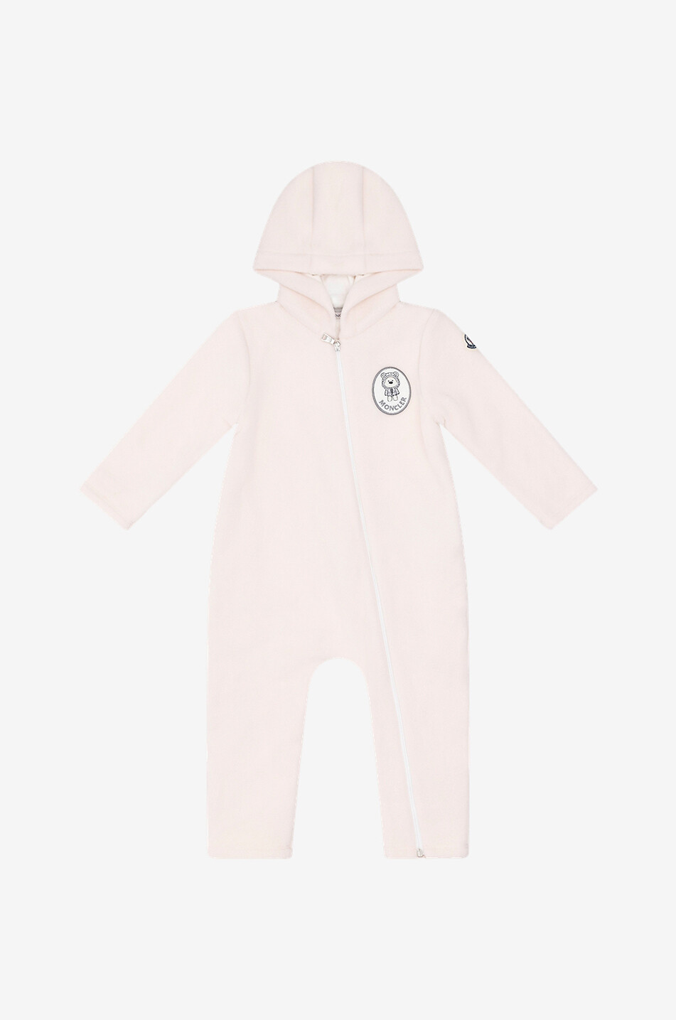 MONBEAR baby hooded all-in-one in fleece and jersey