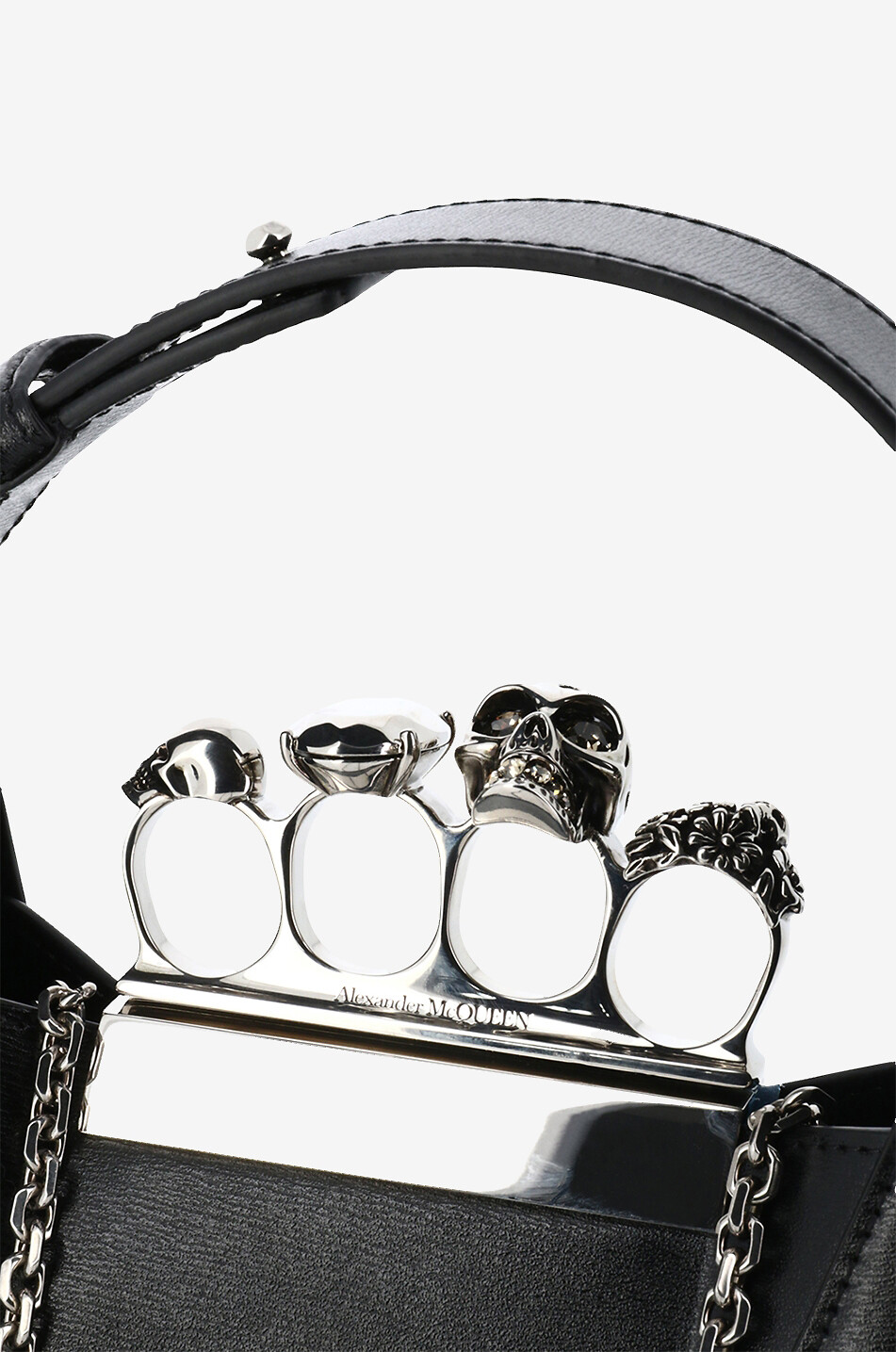 Sac à main en cuir The Jewelled Hobo Mini