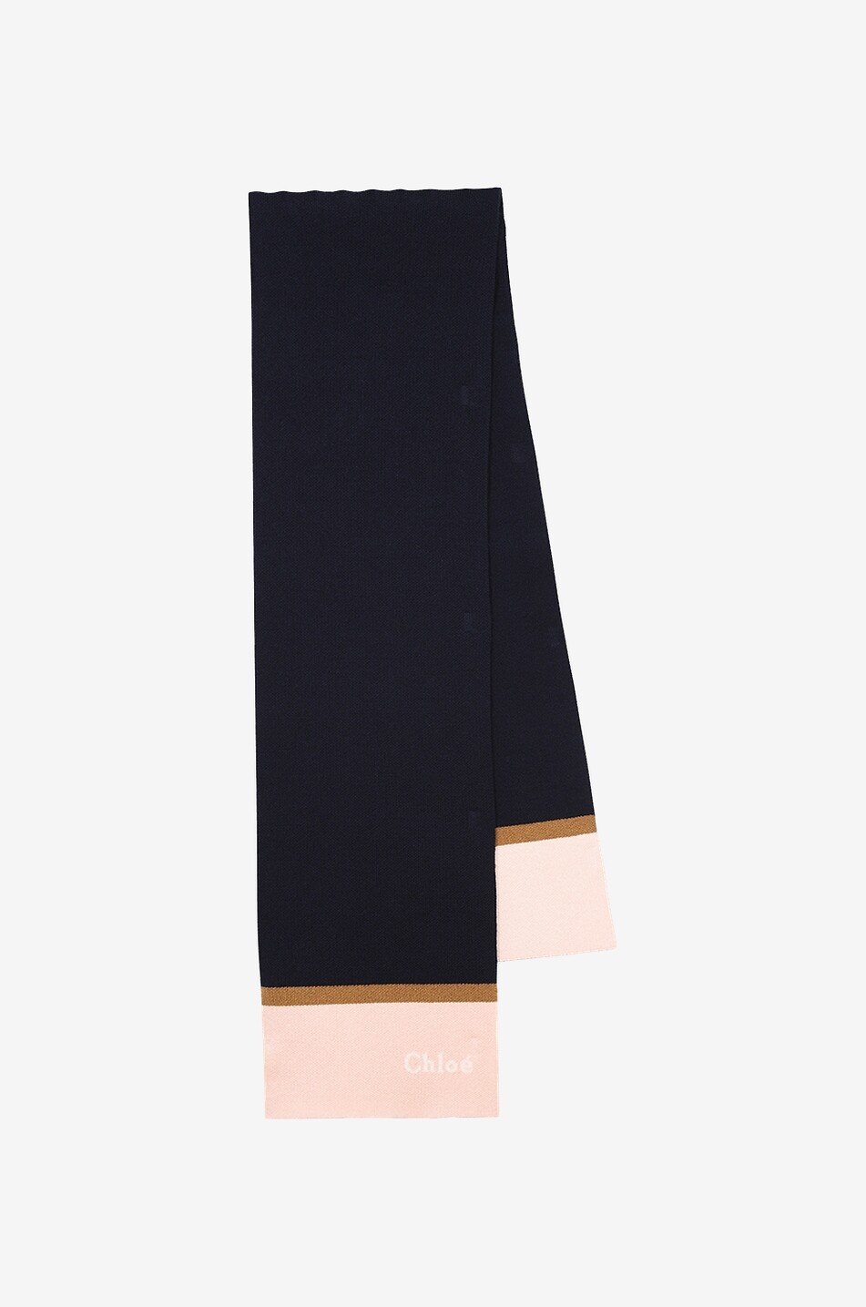 Écharpe en maille fille Colourblock