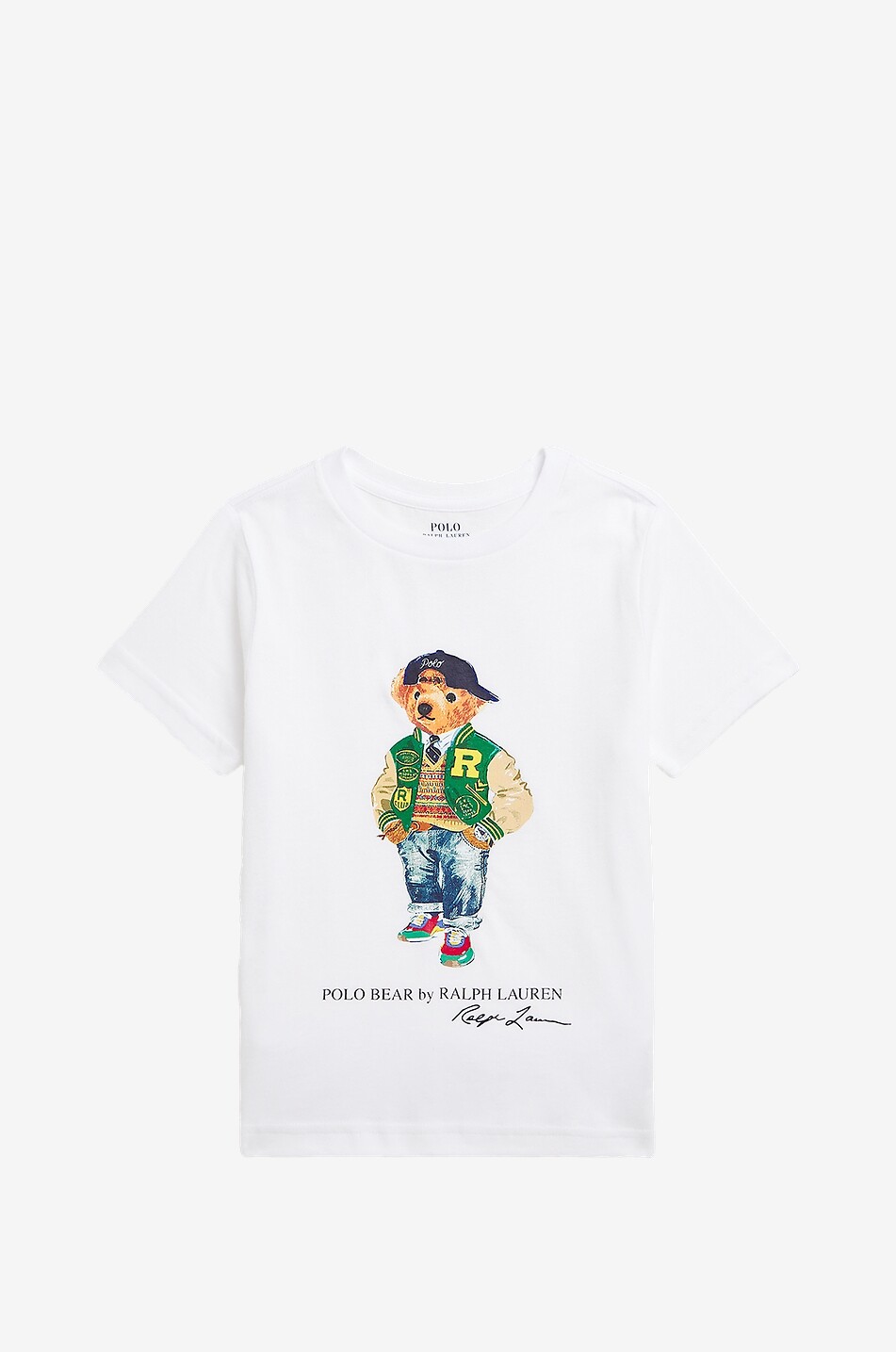 Back To School Polo Bear boys short sleeved T shirt