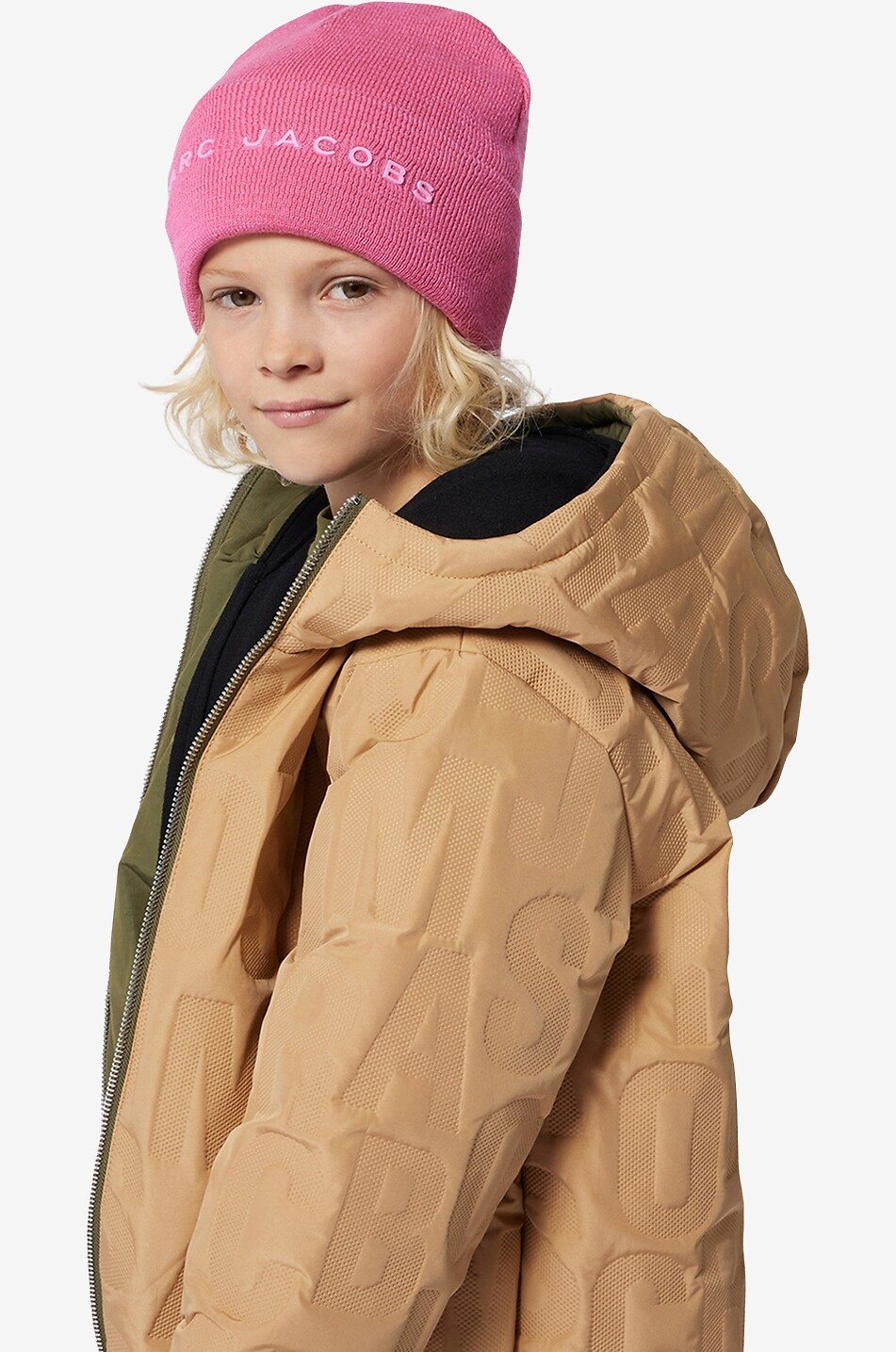 Doudoune à capuche réversible garçon MJ