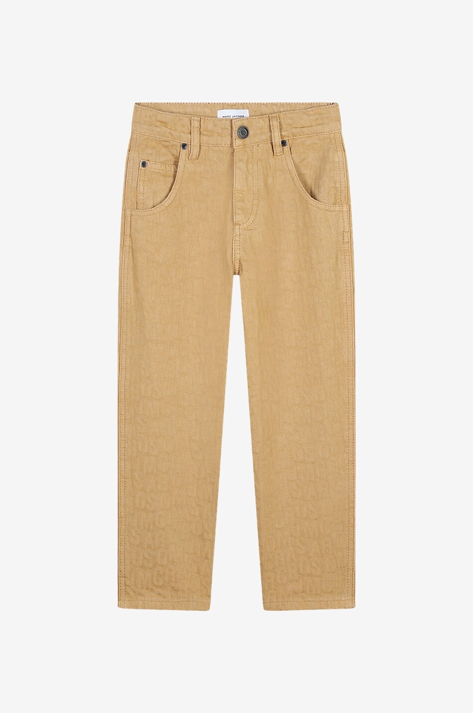 MARC JACOBS Monogramme boy's straight leg trousers Boy LIGHT BROWN 1