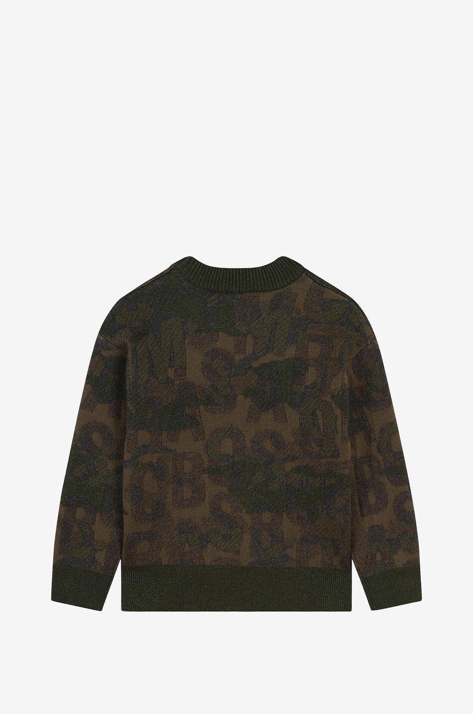 Pull jacquard garçon Monogram Camouflage